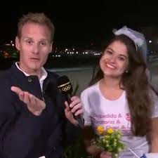 Find a couple's wedding registry and website. Dan Walker Still In Touch With The Bride Who Crashed His 2016 Olympics Coverage Daily Star