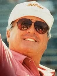 My lovely wife with Jim Nabors at the track around 1986