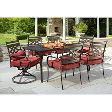 Hampton Bay Middletown 7 Piece Patio Dining Set D11200 7pc The Home Depot Patio Dining Set Patio Dining Hampton Bay Patio Furniture