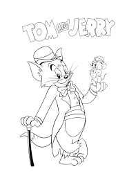Tom And Jerry Coloring Sheet Cartoon Coloring Pages Tom And Jerry Drawing Coloring Pages
