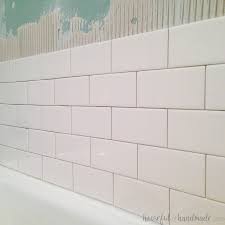 A shower wall tile or bathtub tile install is different from tiling a floor, so even if you've completed one of those projects, review the steps for this type of tile installation before you tile a floor. Subway Tile Sheets Vs Individual Tiles Houseful Of Handmade