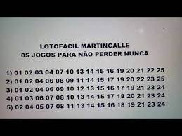lotofacil 05 apostas para nao perder nunca youtube como ganhar dinheiro jogando jogos loteria aplicativos para ganhar dinheiro