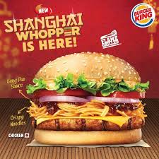 Enjoy A Limited Edition Shanghai Whopper At Burger King India Burger Food Weird Food