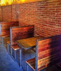 When planning your restaurant design, banquette seating can be used to divide a room into different areas; Industrial Bar Stool Chair Novocom Top