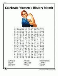 Women S History Month Worksheets Women History Month Activities Womens History Month Women In History