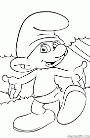 Select from 31138 printable coloring pages of cartoons animals nature bible and many more. Coloring Page The Most Irresponsible Smurf