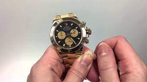 This fully winds the watch. How To Set The Time For The Rolex Cosmograph Daytona Youtube