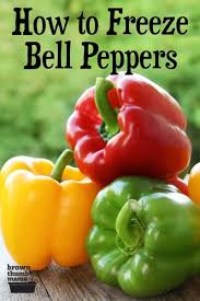 The straight up goods on how to freeze peas. How To Freeze Bell Peppers Brown Thumb Mama