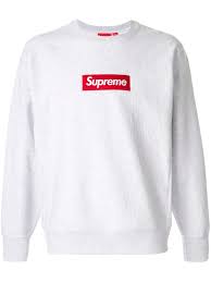 Supreme Box Logo Sweatshirt In Grey Modesens Supreme Clothing Supreme Box Logo Sweatshirt Sweatshirts