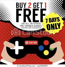Buy one, get one free or two for the price of one is a common form of sales promotion. Buy 2 Get 1 Free Promotion Vector Illustration Canstock