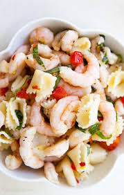 Can be used as an appetizer or main dish. Shrimp Pasta Salad Recipe