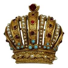 crown brooch