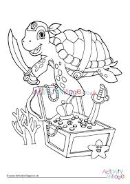 Welcome to the largest and best collection of colouring pages for kids on the net! Pirate Turtle Colouring Page