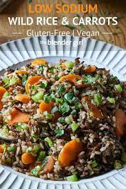 Get recipes, tips and nyt special offers delivered straight to your inbox. Wild Rice Recipe With Carrots Low Sodium Vegan Recipe From The Blender Girl Wild Rice Recipes Heart Healthy Recipes Low Sodium Vegetarian Recipes