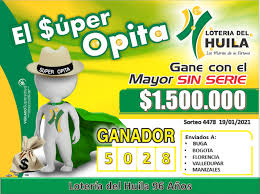 Plan de premios 1 premio mayor de 4.444 millones 1 seco de 100 millones 3 seco de 50 millones Resultados Del Sorteo 4478 19 01 2021 Loteria Del Huila Facebook