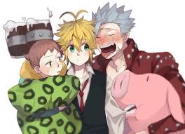 King Meliodas Bon And Hawk Seven Deadly Sins Fan Art 7 Sins