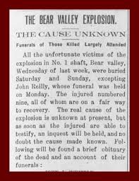 Bear Valley Mine Explosion Kills Six, 1908 (5)