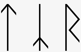 If you are of northern european heritage, there may be a tattooed nordman or. File Tyr Runes Svg Symbol Of Tyr Norse Mythology Transparent Png 1024x569 Free Download On Nicepng