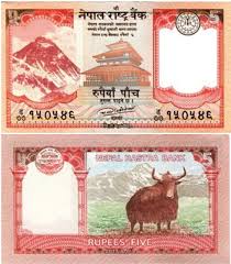 Nepal 5 Rupias Billetes Billetes Del Mundo Monedas