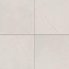 Subway tile can be laid out in a herringbone pattern and framed with a border to create an attractive mural above a stove or range. Balans White Ceramic Floor Tile 12x12 Tiles Direct Store