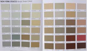 Acrylic Stucco Color Chart Www Bedowntowndaytona Com