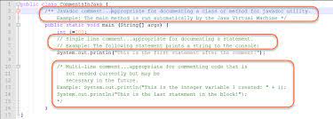 How to start java code? How To Write Comments In Java Webucator