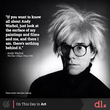 Happy birthday to Andrew Warhola, or should we say Andy Warhol