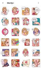 marilyn telegram sticker packs instagram emoji telegram stickers instagram gift