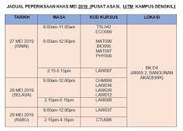 International expo center brovarsky ave. Berikut Adalah Jadual Peperiksaan Khas Pusat Asasi Uitm Facebook
