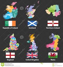 Na stronach www.pracaizyciewuk.blogspot.com znajdziesz informacje dotyczące pracy, nauki i życia w anglii, szkocji, walii i irlandii północnej. Wektor Mapy I Flaga Republika Irlandia Szkocja Polnocni Ireland Anglia Zjednoczone Krolestwo I Walia Ilustracja Wektor Ilustracja Zlozonej Z England Wielki 106093902