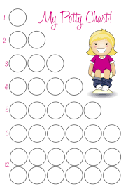 free printable potty training sticker chart potty