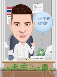 Professional Birthday Gift For Boss Male Retirement Gifts For Man Retirement Gift For Boss Boss Caricature Gift For Office Staff Boss Birthday Gift Personalized Gift Gifts For Boss Coworker Birthday Gifts Birthday Greetings For Boss