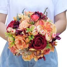 Maybe you would like to learn more about one of these? Orange Tea Rose Theme Romantic Purple Wedding Dahlia Flowers Bridal Bouquets Ramos De Novia Cypress Rose Flower Bridesmaid Ph012 Wedding Bouquets Aliexpress