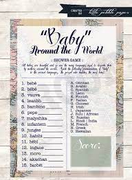 Welcome To The World Baby Shower Game Printable Baby Girl Etsy Baby Boy Shower Baby Shower Planning Boy Shower