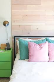 You have unlimited paint options for your accent wall, as well as other surfaces and materials. Renter Friendly Diy Plank Accent Wall Club Crafted