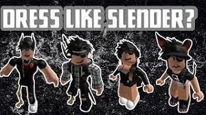 This high quality transparent png images is totally free on pngkit. How To Dress Like A Slender Roblox Youtube
