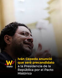 El senador Iván Cepeda anunció, desde la ciudad de Pasto, que será  precandidato a la Presidencia de la República por el Pacto Histórico. El  senador hará parte de la consulta interna. 🔗Más