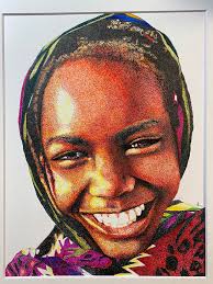 Just finished my first and only self portrait. While doing one of these, it  is very tempting to make yourself look younger, thinner or more  intelligent. As you see I resisted. Okay,