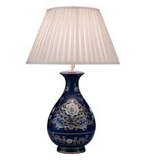 Old china japan satsuma gold hand painted porcelain asian wood base table lamp. Sorrento Table Lamp Base Navy Traditional Lamp Base