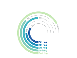 Radial Bar Graph Small Infographic For Data Visualization