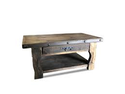 Distressed dark wood coffee table. Rustic Southwestern Coffee Table Distressed Dark Walnut Solid Wood Sold By Rustic Deco On Storenvy