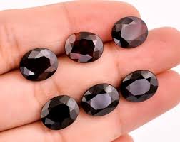 100% Natural Garnet Oval Shape Gemstone, Dark Red Garnet Loose Gemstone for  Jewelry Making, Mozambique Garnet Oval Calibrated Size 12X10 Mm
