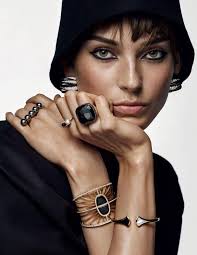 Julia Bergshoeff Dazzles for Vogue Paris September 2017 Beauty Pages