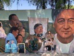 After vandals defaced Cesar Chavez mural in San Fernando, community leaped  into action