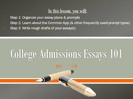 Importance of writing common application essay prompts. In This Lesson You Will Step 1 Organize Your Essay Plans Prompts Step 2 Learn About The Common App Other Frequently Used Prompt Types Step Ppt Download