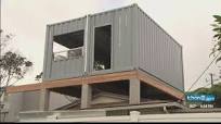 Shipping container installed above Kailua home