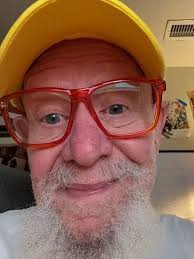 Orange Oversized Grandpa Square Eyeglasses