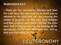 Deuteronomy with man's obligation to obey god today. A Family Of Faith Deuteronomy Ppt Download