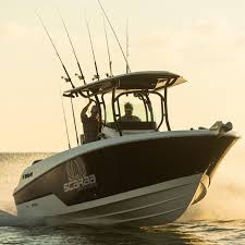 It is powered by 96 twin 225 mercs which are mounted on a custom made aluminum gil bracket. Wellcraft Scarab Offshore Centre Console Boat Fishing Boats Offshore