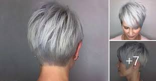 Short haircuts trends 2020 winter. Short Hairstyle Grey Hair 2 Fashion And Women